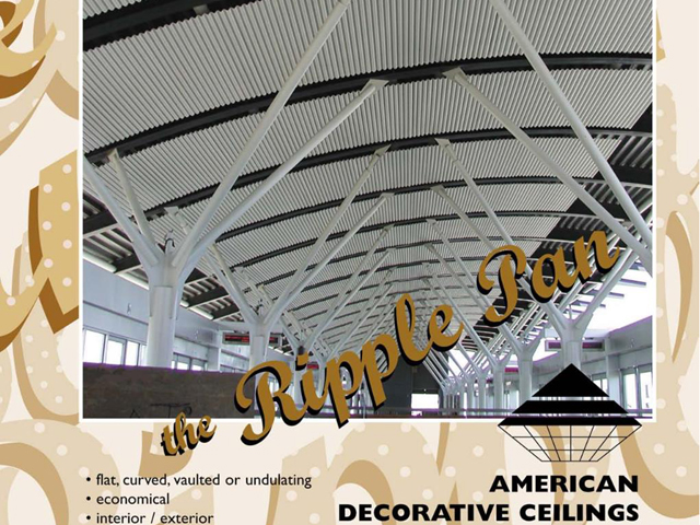 Ripple Pan Corrugated Acoustical Metal Panels