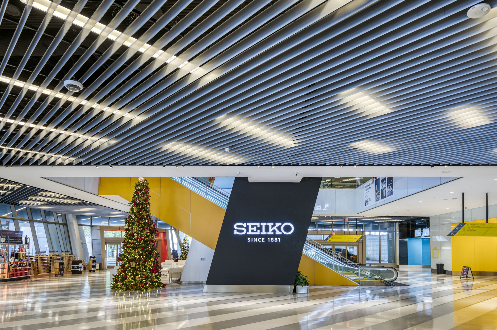 Linear Omega Baffle Thin Profile Metal Ceiling