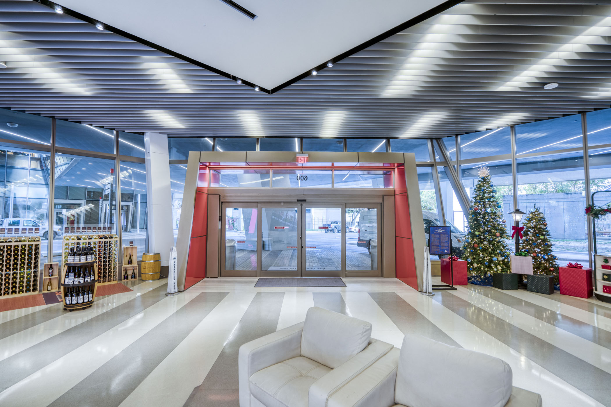 Linear Omega Baffle Thin Profile Metal Ceiling