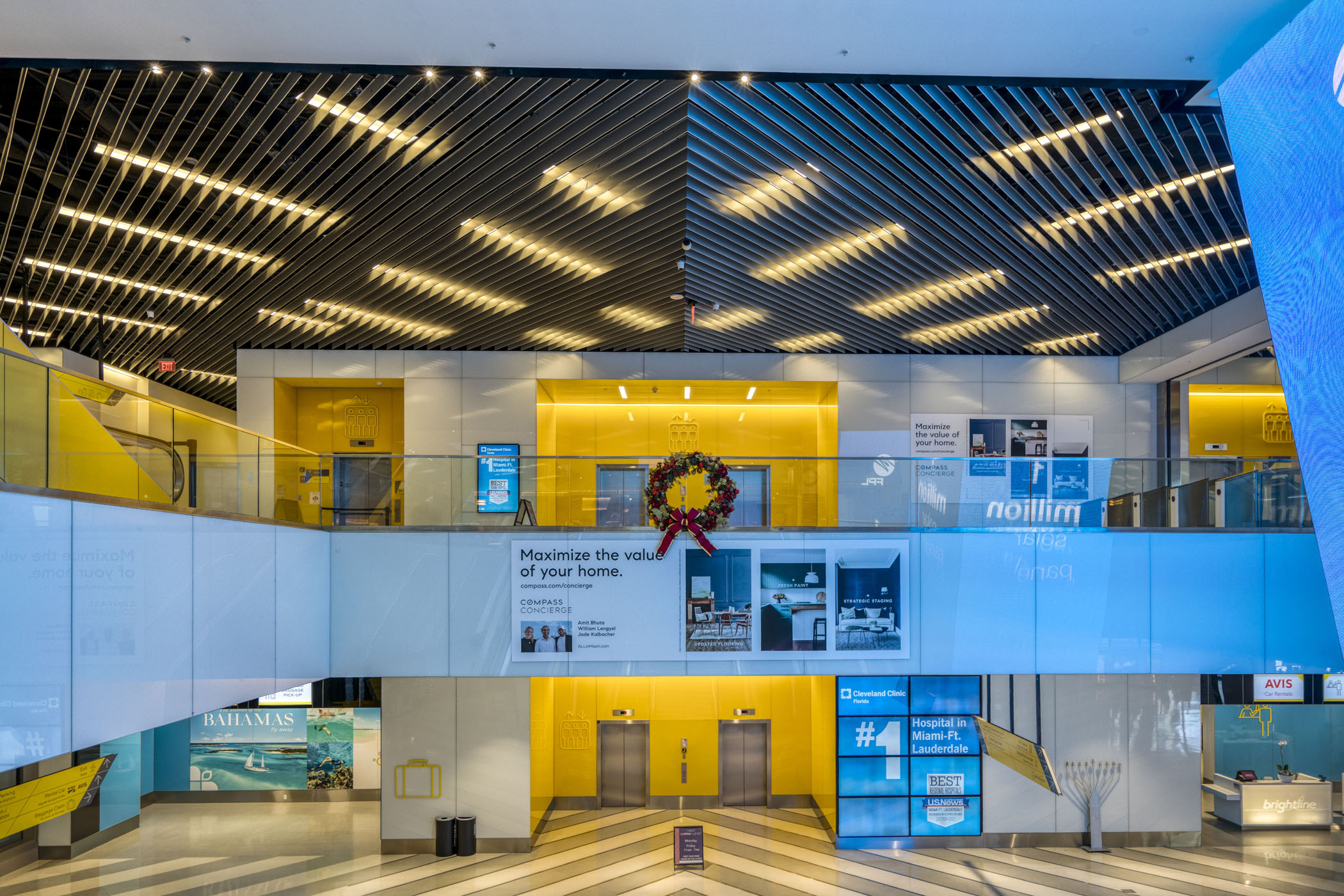 Linear Omega Baffle Thin Profile Metal Ceiling