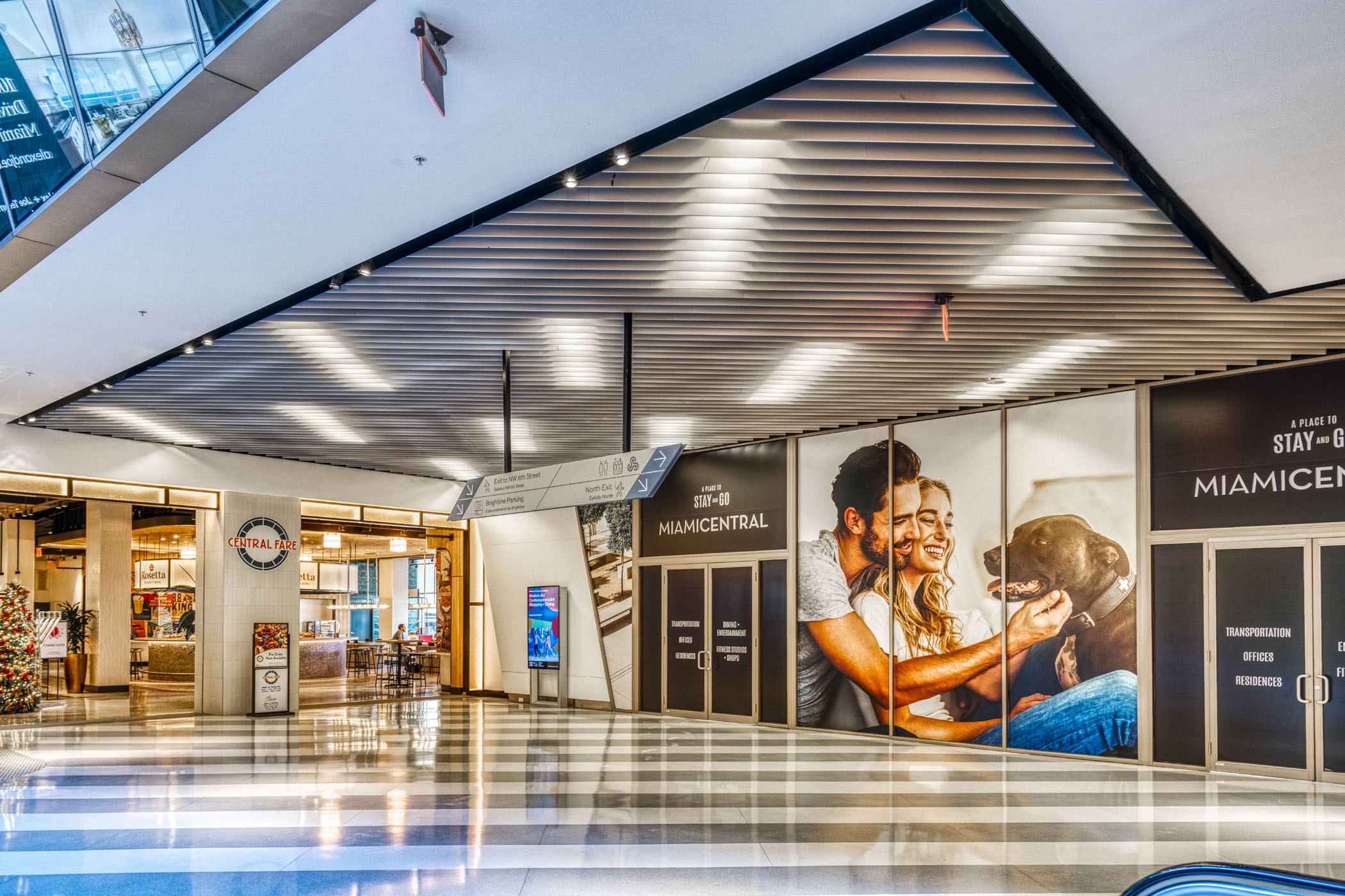 Linear Omega Baffle Thin Profile Metal Ceiling