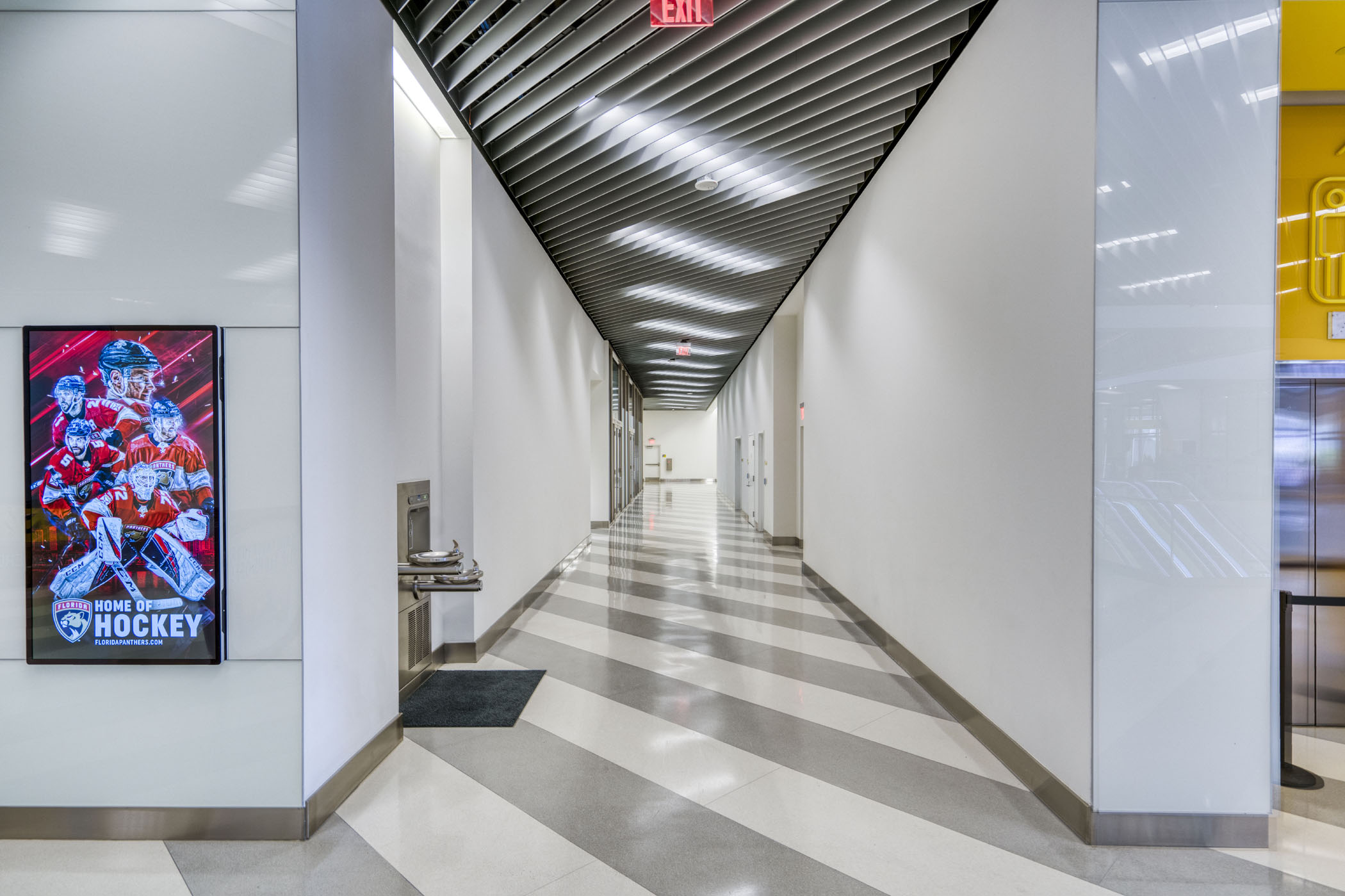 Linear Omega Baffle Thin Profile Metal Ceiling