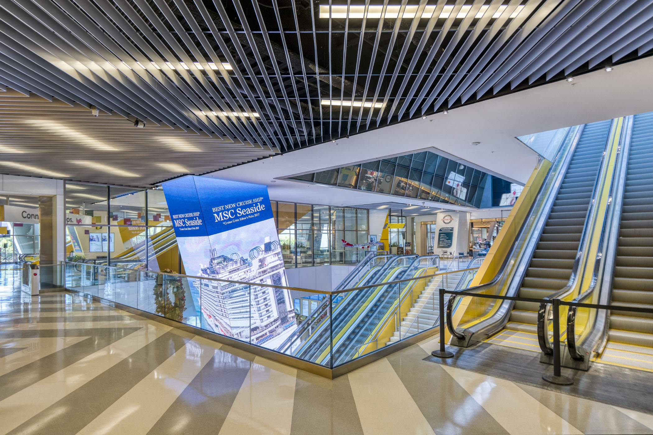 Linear Omega Baffle Thin Profile Metal Ceiling