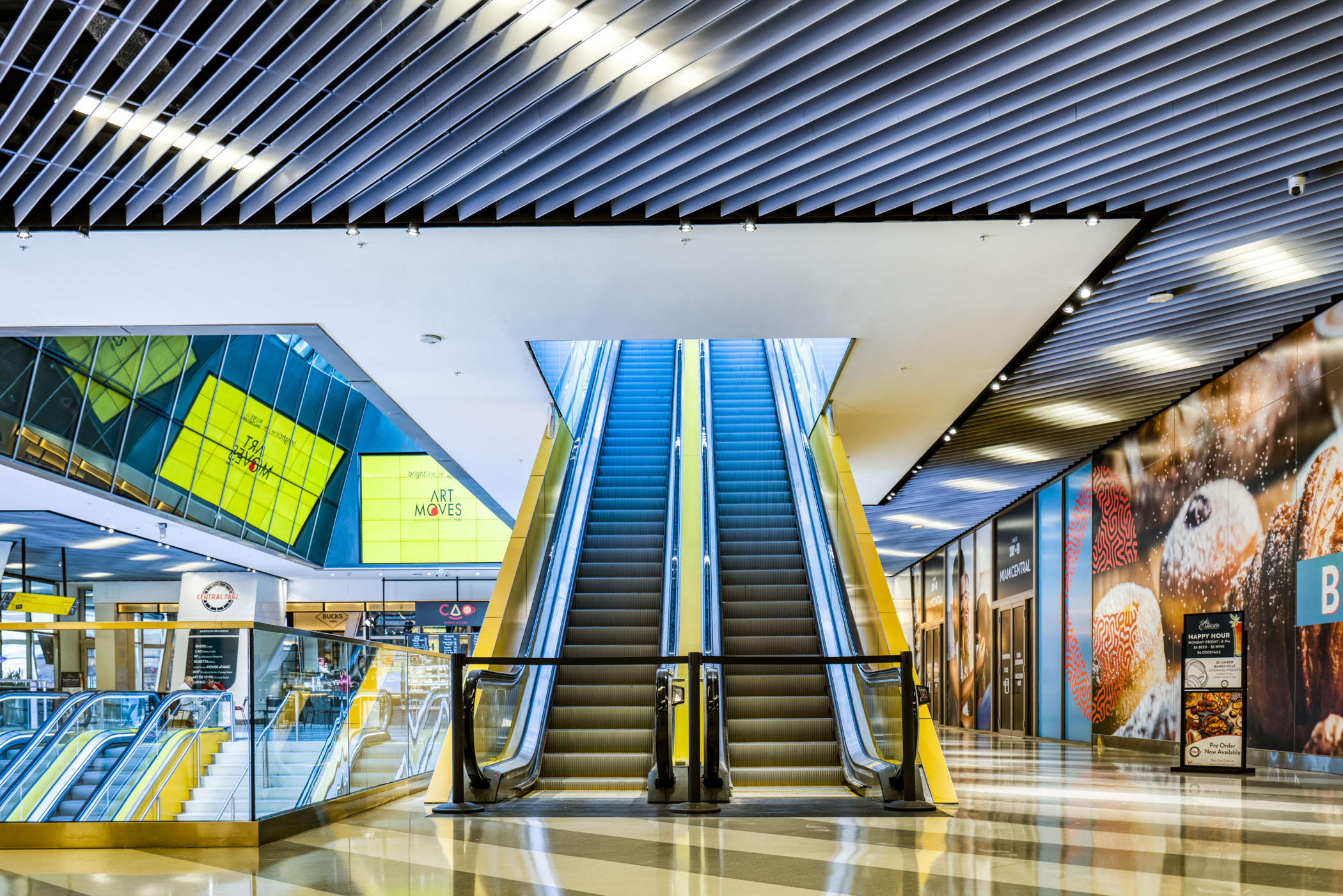 Linear Omega Baffle Thin Profile Metal Ceiling