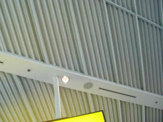 Ripple Pan Corrugated Ceiling Panels
