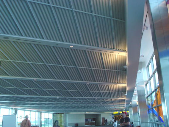 Ripple Pan Corrugated Ceiling Panels