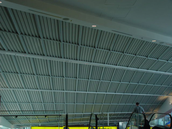 Ripple Pan Corrugated Ceiling Panels