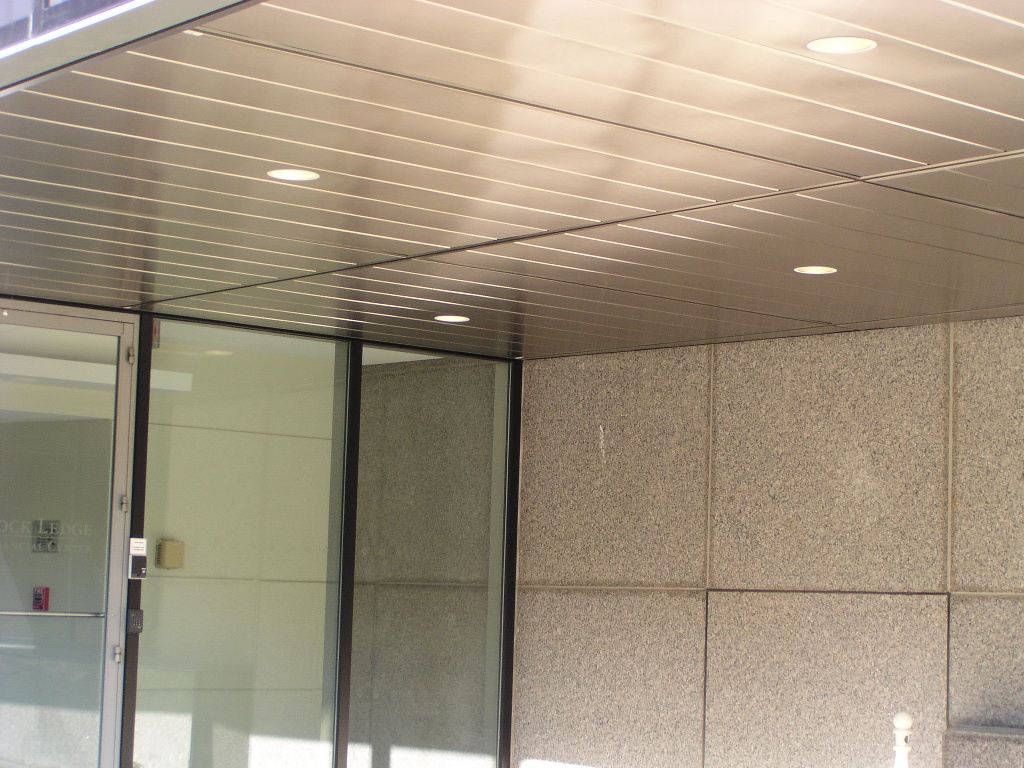 Linear Plank Interior and Exterior Metal Ceiling System