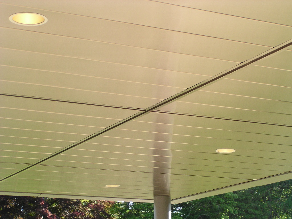 Linear Plank Interior and Exterior Metal Ceiling System