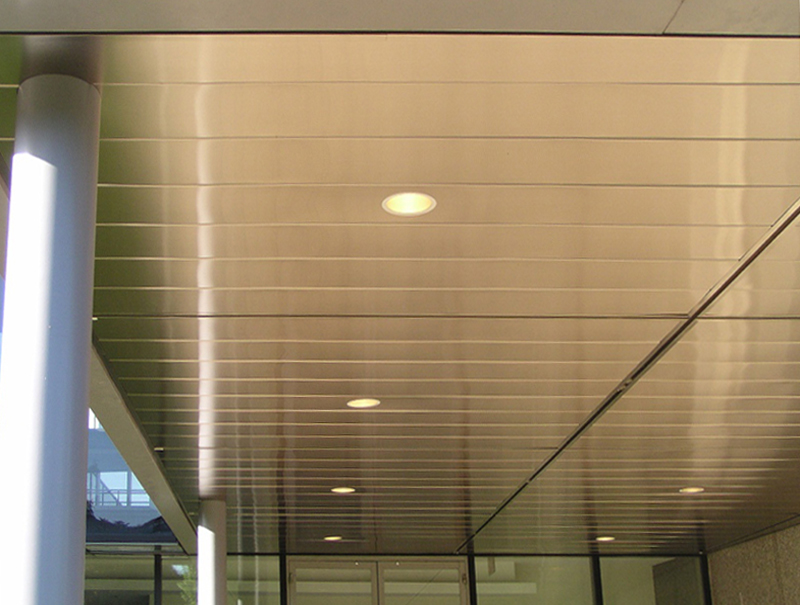 Linear V Plank Metal Ceiling System
