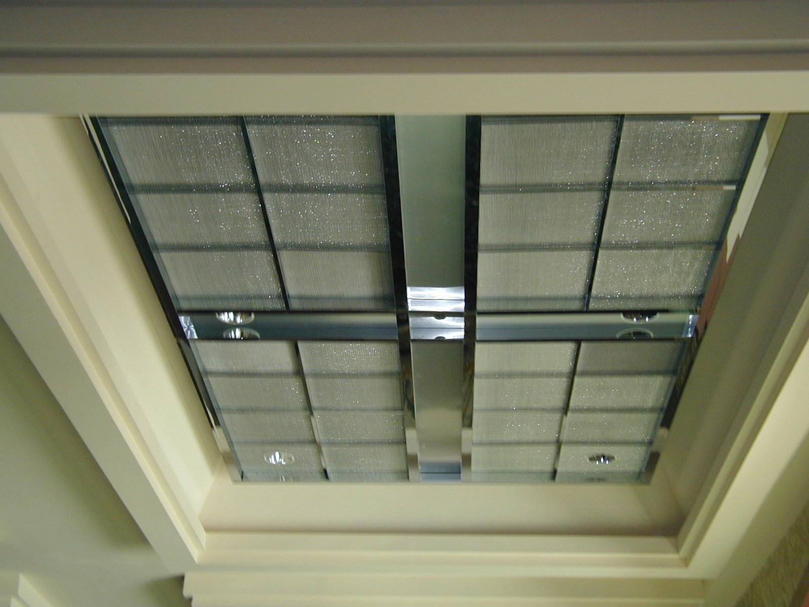 Open Beam Suspended Decorative Grid Metal Ceiling