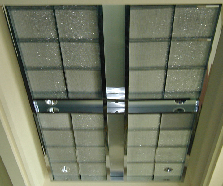 Open Beam Suspended Decorative Grid Metal Ceiling