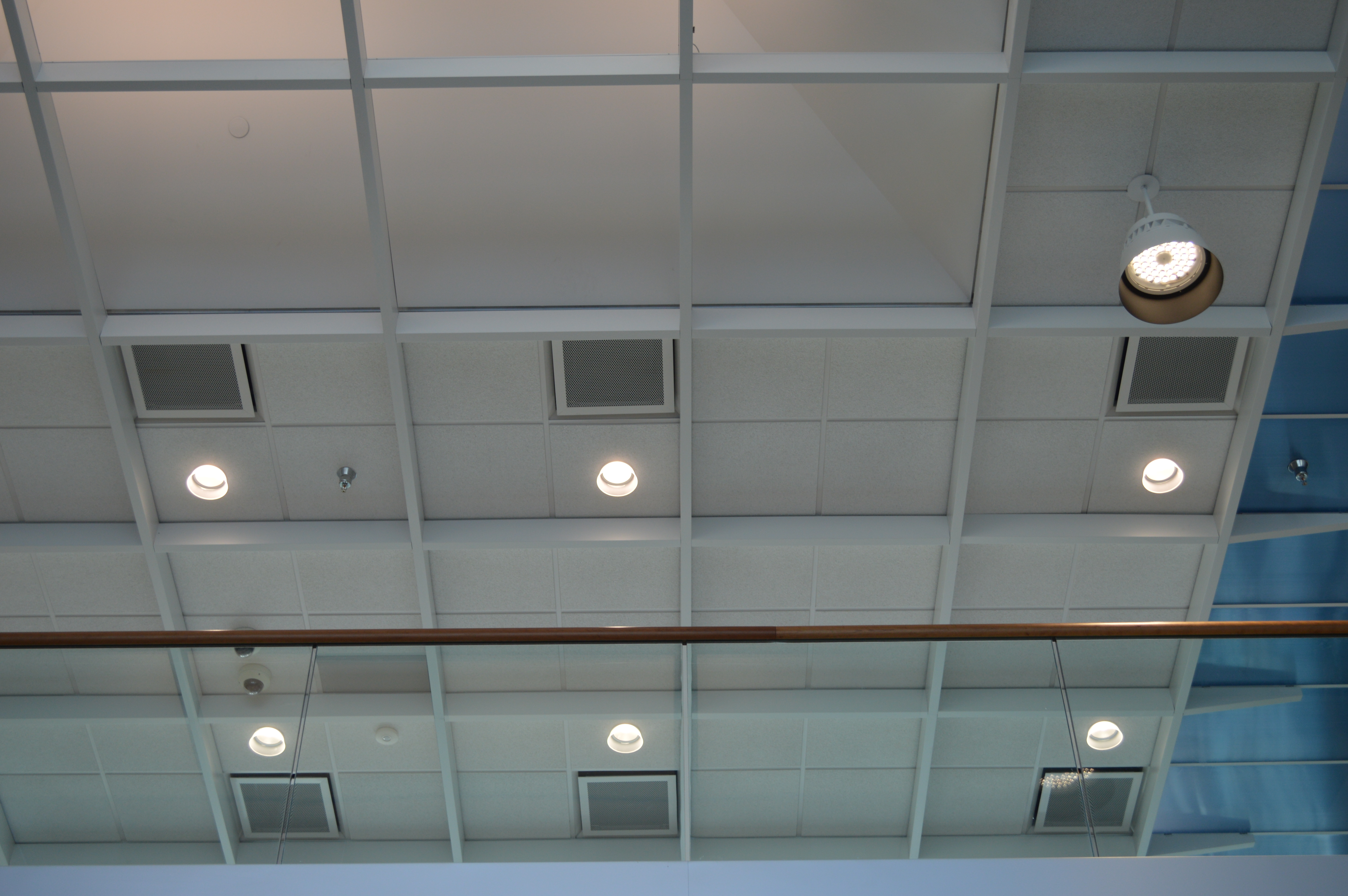 Open Beam Suspended Decorative Grid Metal Ceiling