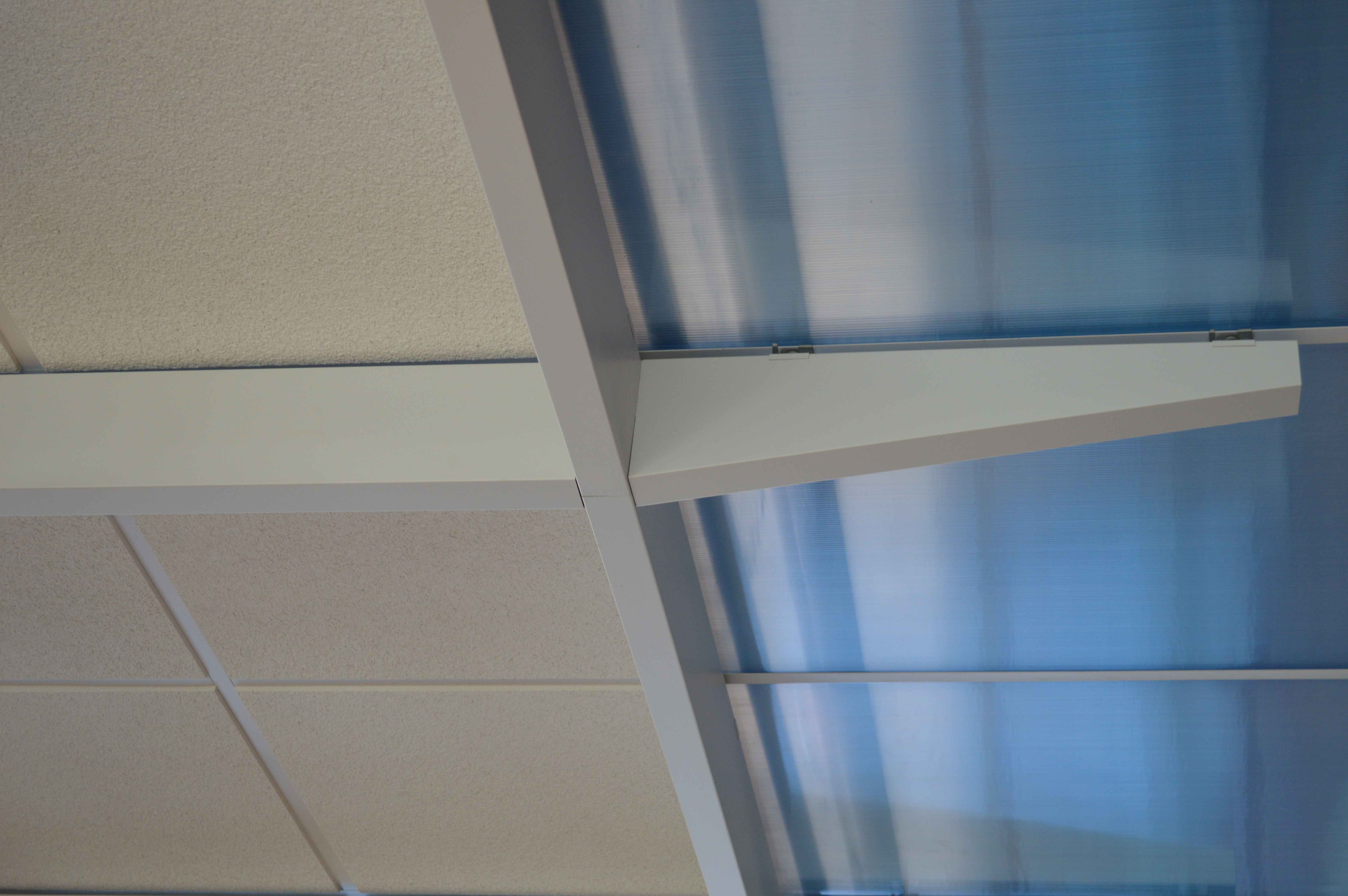 Open Beam Suspended Decorative Grid Metal Ceiling System