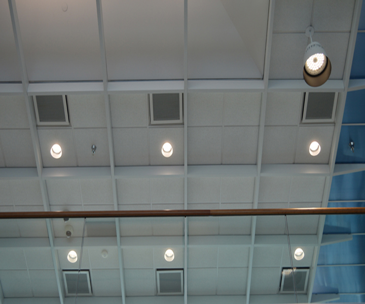 Open Beam Suspended Decorative Grid Metal Ceiling