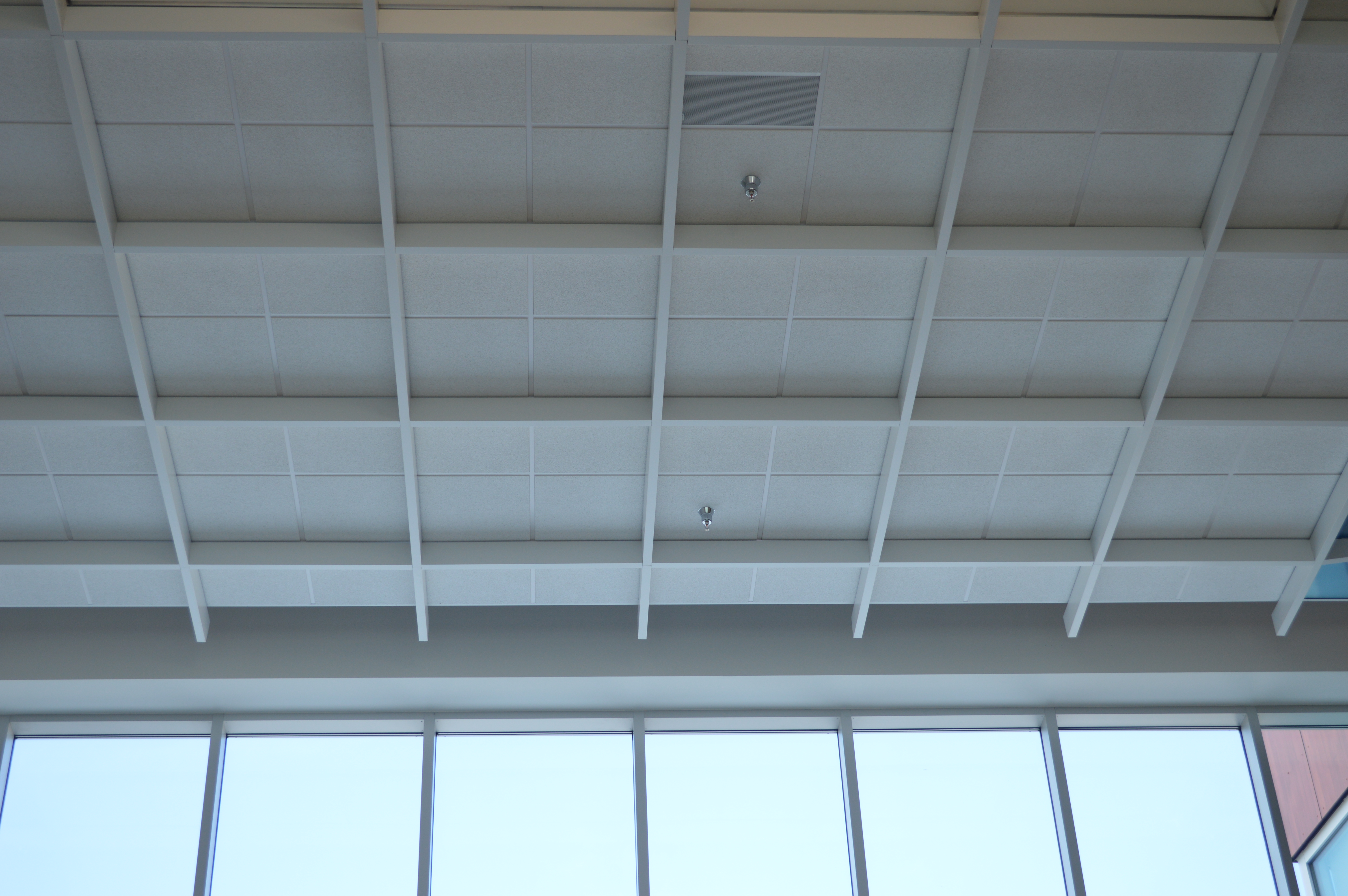 Open Beam Suspended Decorative Grid Metal Ceiling System