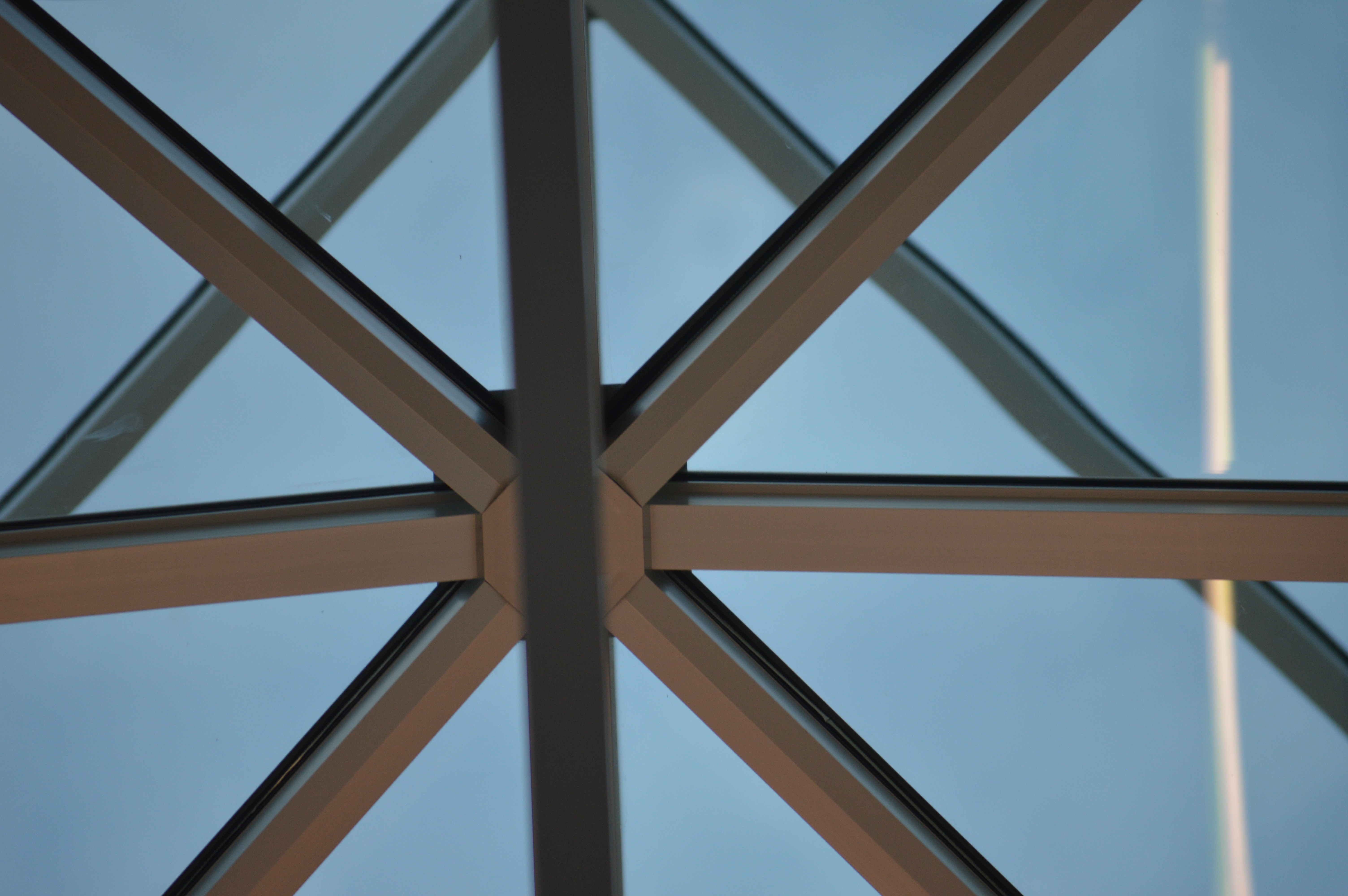 Open Beam Suspended Decorative Grid Metal Ceiling System