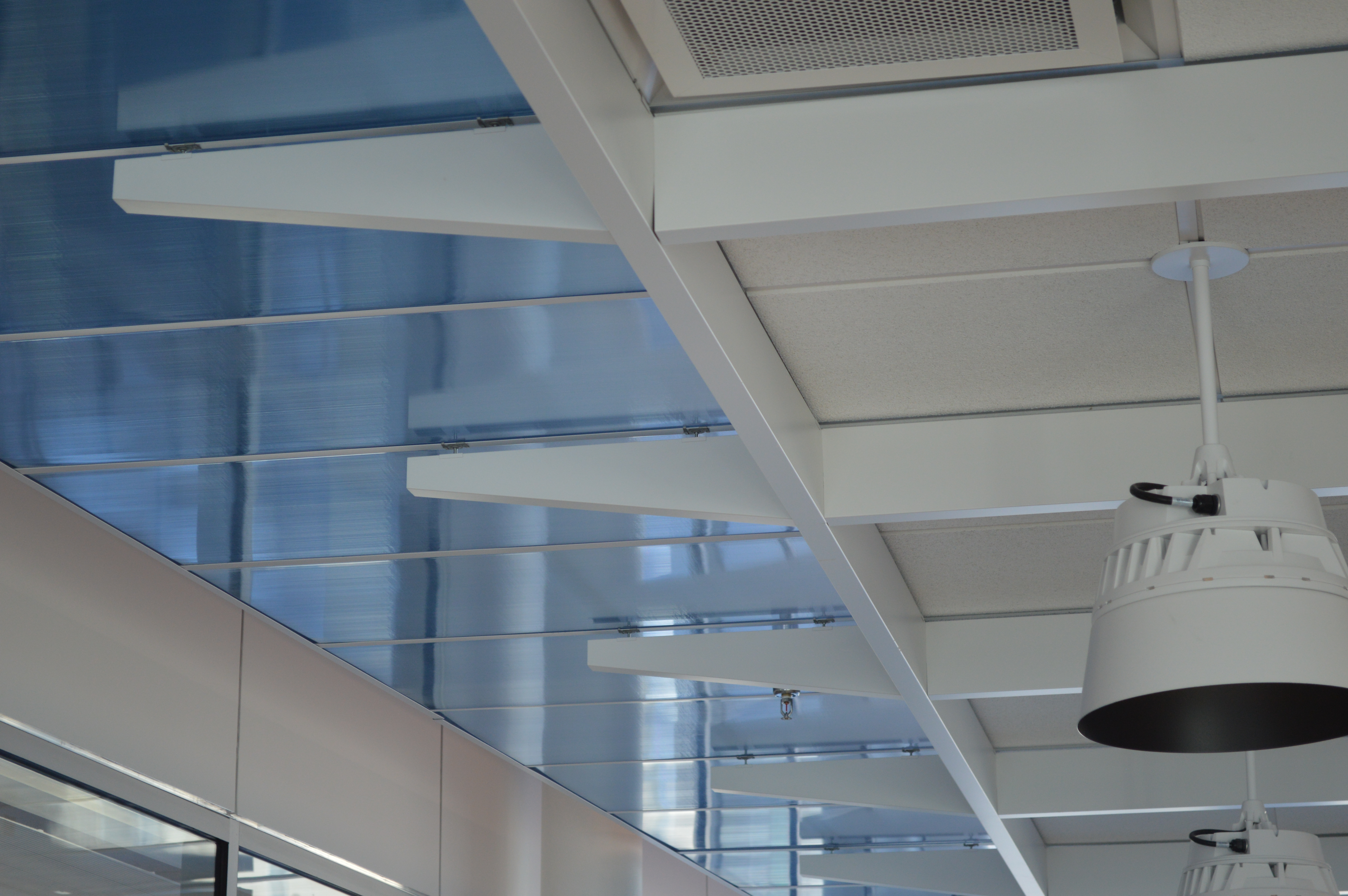 Open Beam Suspended Decorative Grid Metal Ceiling System