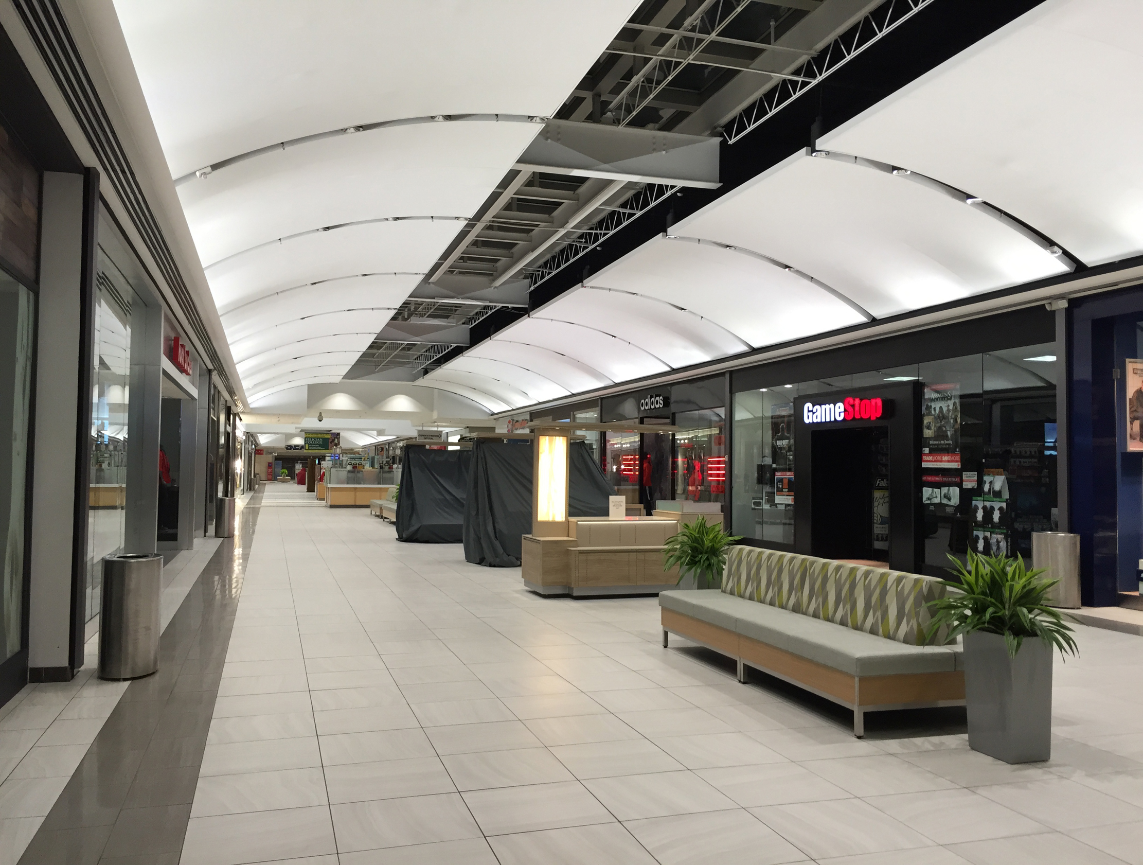 The Vault Curved Torsion Spring Metal Ceiling System