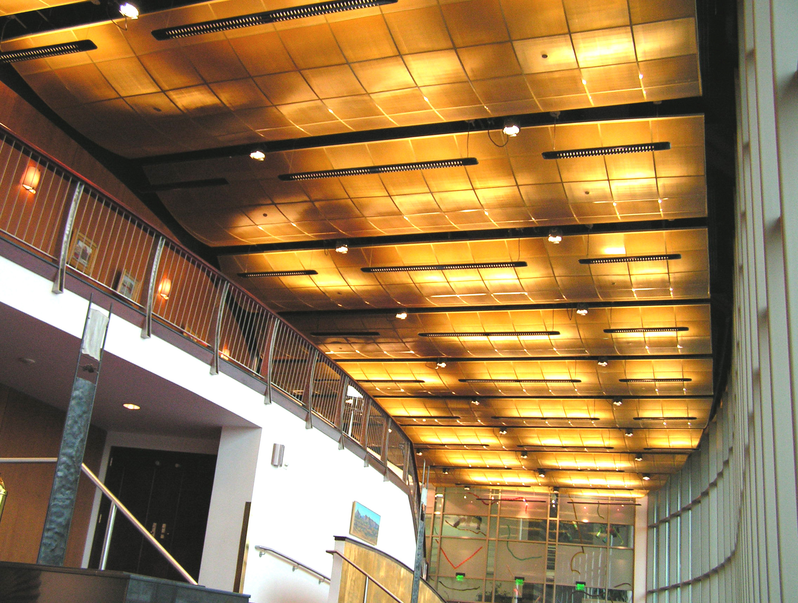 The Wave Curved Metal Ceiling System